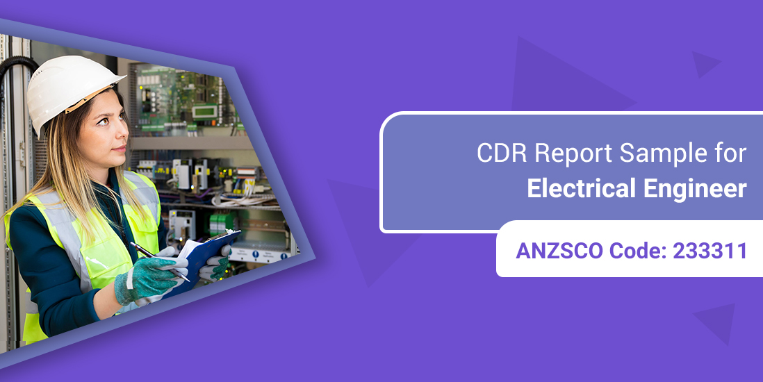 CDR Sample for Electrical Engineer